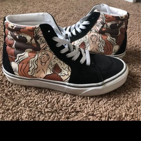 Vans Sk8-Hi Breast Cancer Awareness Women’s Multicolor Shoes - Women’s Size 8 - Picture 2 of 4